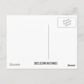 可愛い青いキッズbrachiosaurus恐竜アート ポストカード (裏面)