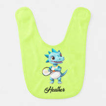 可愛い青いテニスの恐竜