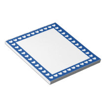 可愛い青いハート枠パターン