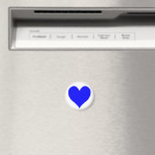 可愛い青いハート マグネット (インサイチュ (食洗機))