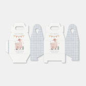 可愛い青いプライドのサボホラマ赤ちゃんシャワー フェイバーボックス (折り畳みなし)