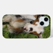 可愛い青い目のナイジェリア人矮性乳製品ヤギの子 Case-Mate iPhoneケース (裏面 (横))