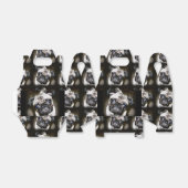 可愛い青い目のパグブラック フェイバーボックス (折り畳みなし)