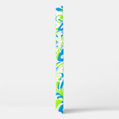 可愛い青い緑の混合花柄 Case-Mate iPhoneケース (裏面 / 右)