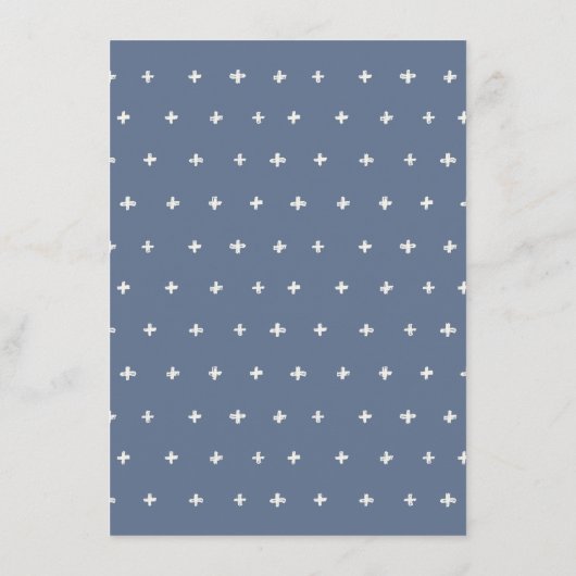 可愛い青い緑の葉のアドバイスママ赤ちゃんシャワー エンクロージャーカード (裏面)