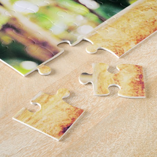 可愛い青と赤のエキゾチックなオウム ジグソーパズル (側面)