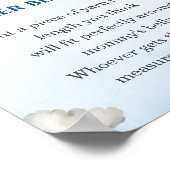 可愛い青クマどのように彼女の腹のシャワーゲーム ポスター (角)