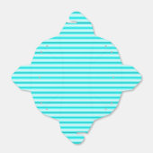 可愛い青ストライプのいテイクアウトボックス フェイバーボックス (折り畳みなし)