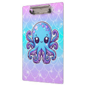可愛い青タコ クリップボード (左)