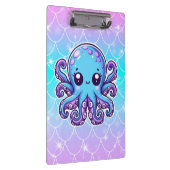 可愛い青タコ クリップボード (右)