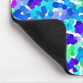 可愛い青紫色のピンク マウスパッド (コーナー)