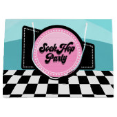 可愛い靴下パーティー50 ラージペーパーバッグ (正面)