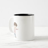 可愛い韓国ドラマ – KDramaアニメギフトアイディアTシャツ ツートーンマグカップ (正面左)