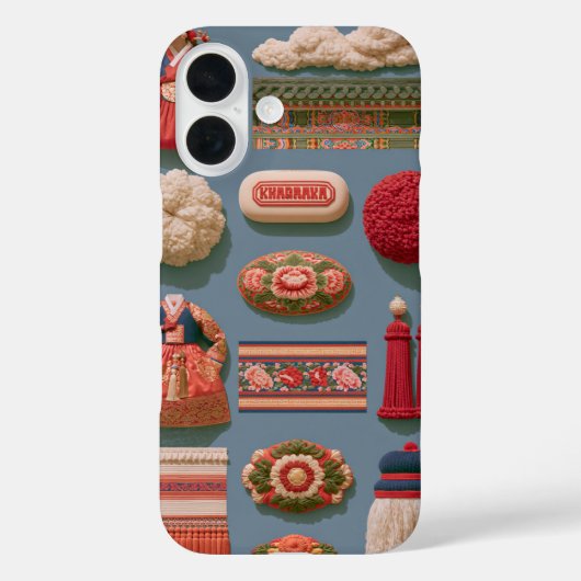 可愛い韓国風イラスト プレミアムiPhone Case-Mate iPhoneケース (裏面)
