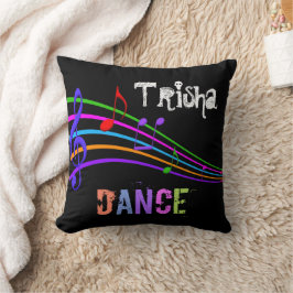 可愛い音楽愛好家踊り鼻のカスタマイズ枕 クッション