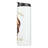 可愛い頑固な取り引きおもしろい タンブラー (回転右)