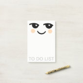 可愛い顔ポストイットノートNOTEPAD ポストイット (デスク上)