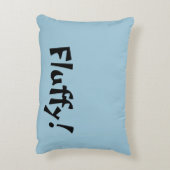 可愛い顔白アクセント枕 アクセントクッション (裏面(縦))