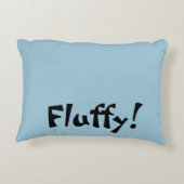 可愛い顔白アクセント枕 アクセントクッション (裏面)