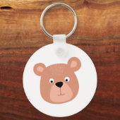 可愛い顔 キーホルダー (正面)