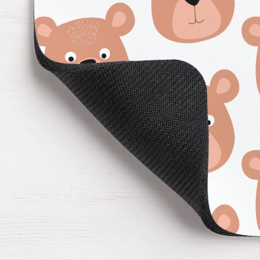 可愛い顔 マウスパッド (コーナー)