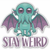 可愛い風変わりシュルフモンスター シール (正面)