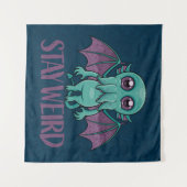 可愛い風変わりシュルフモンスター タペストリー (正面(横))