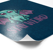 可愛い風変わりシュルフモンスター フォトプリント            (角)