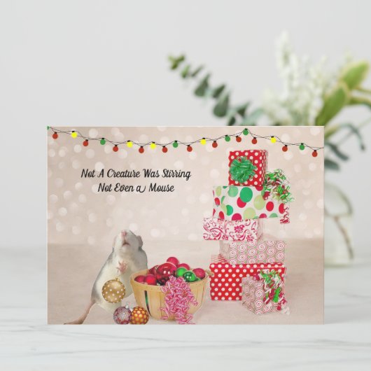 可愛い飾ネズミ (スタンド正面)