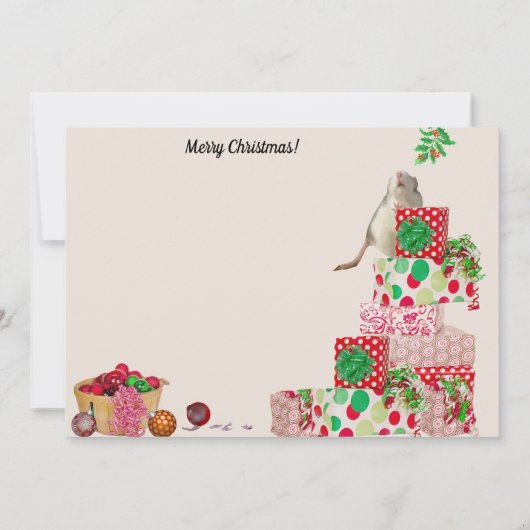 可愛い飾ネズミ (裏面)