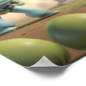 可愛い養殖エイリアン ポスター (角)