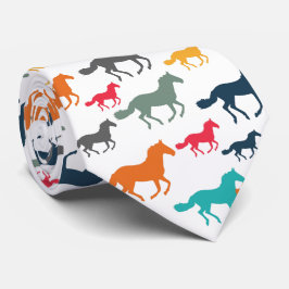 可愛い馬の柄 ネクタイ