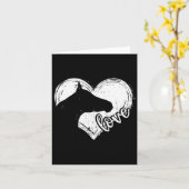 可愛い馬乗馬女子ボーイズ乗馬 カード (黄色い花)