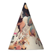 可愛い馬私の小さなポニー最初の1歳の誕生日 パーティーハット (右)