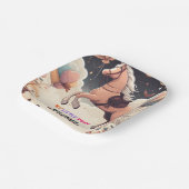 可愛い馬私の小さなポニー最初の1歳の誕生日 ペーパープレート (傾斜あり)