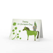 可愛い馬、格言、クローバー聖パトリックの日