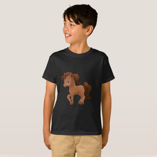 可愛い馬 Tシャツ (正面フル)