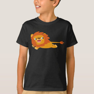可愛い駆け出し漫画ライオンの子供Tシャツ Tシャツ