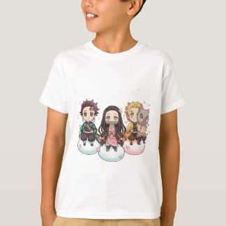 可愛い鬼の層Tシャツの子供 Tシャツ