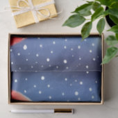 可愛い魅力的レトロヴィンテージサンタクロスデクページ 薄葉紙 (ギフト)