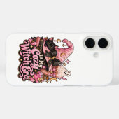 可愛い魔女の時代 ピンクのハロウィン Case-Mate iPhoneケース (裏面 (横))