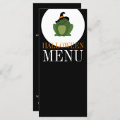 可愛い魔女トートハロウィーン メニュー (正面/裏面)