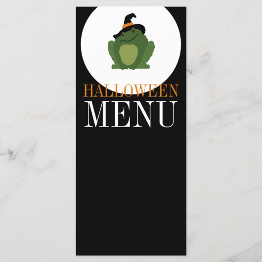 可愛い魔女トートハロウィーン メニュー (正面)