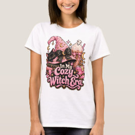 可愛い魔女時代 ピンクのハロウィン Tシャツ
