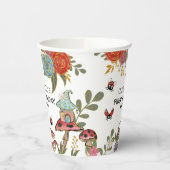 可愛い魔法のラディバグ女の子の誕生日パーティー 紙コップ (左)