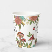 可愛い魔法のラディバグ女の子の誕生日パーティー 紙コップ (右)