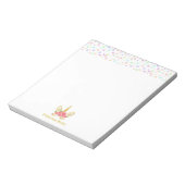 可愛い魔法数々のユニコーン&カラースター ノートパッド (回転)