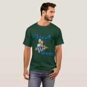 可愛い魚釣りとグランプ Tシャツ (正面フル)