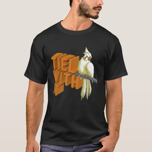 可愛い鳥のコッカティエおもしろいル動物Bir Tシャツ (正面)