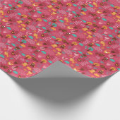 可愛い鳥や猫の柄 ラッピングペーパー (角)